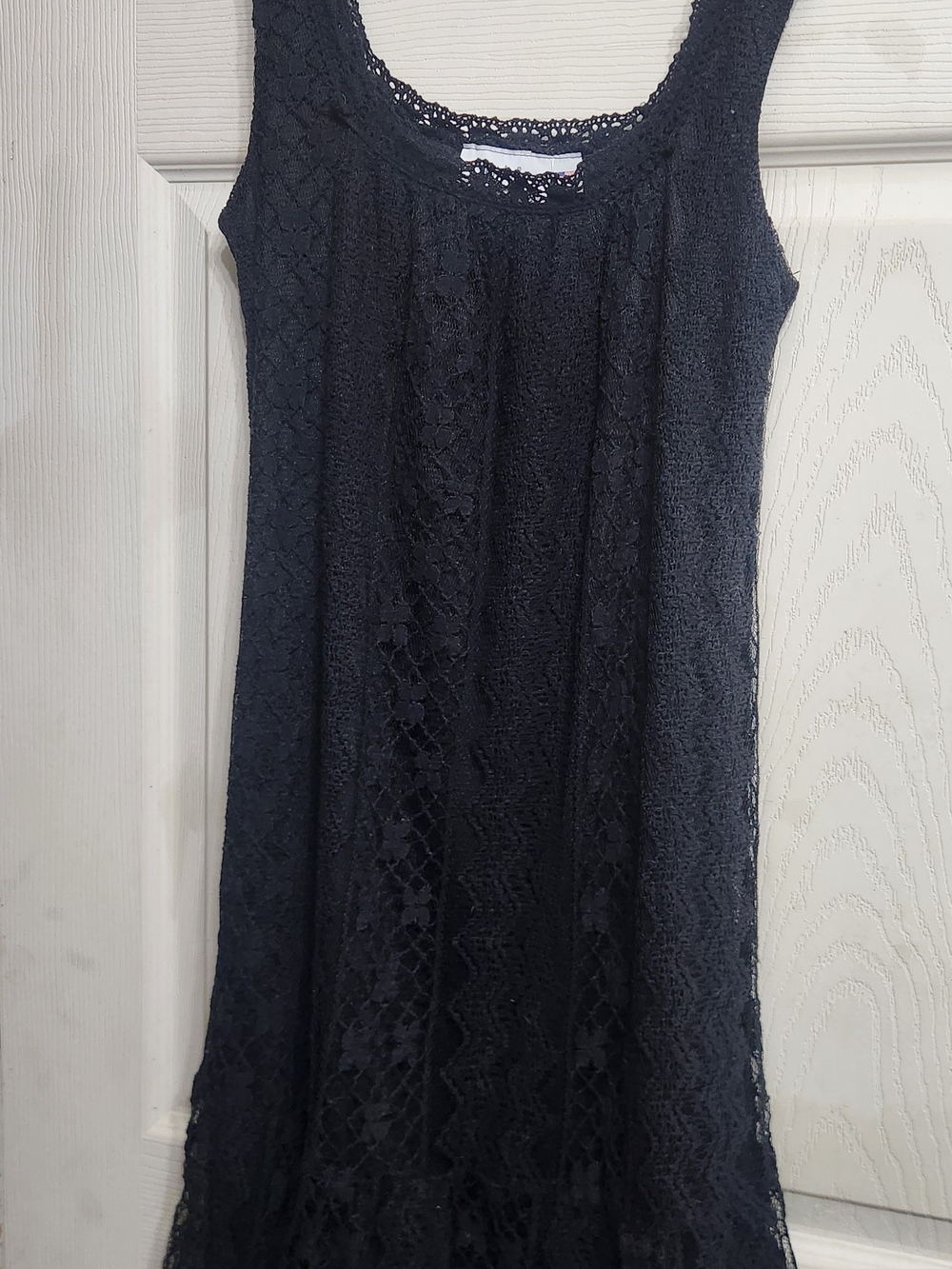 Black Lace Sleeveless Women’s Dress